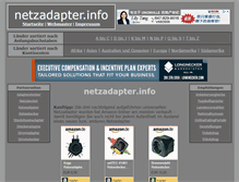 Tablet Screenshot of netzadapter.info